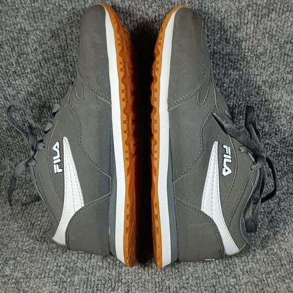Fila Sneakers Women 5.5 Gray Classic 18 Faux Leather Athletic Walking Running - Picture 5 of 9